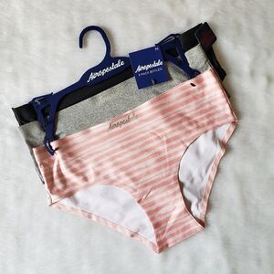 Aeropostale Women's 3 Pack Panties Size M New